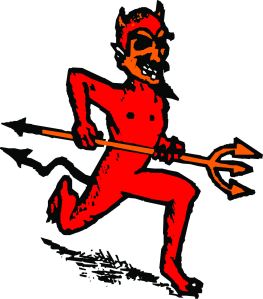 running-cartoon-devil